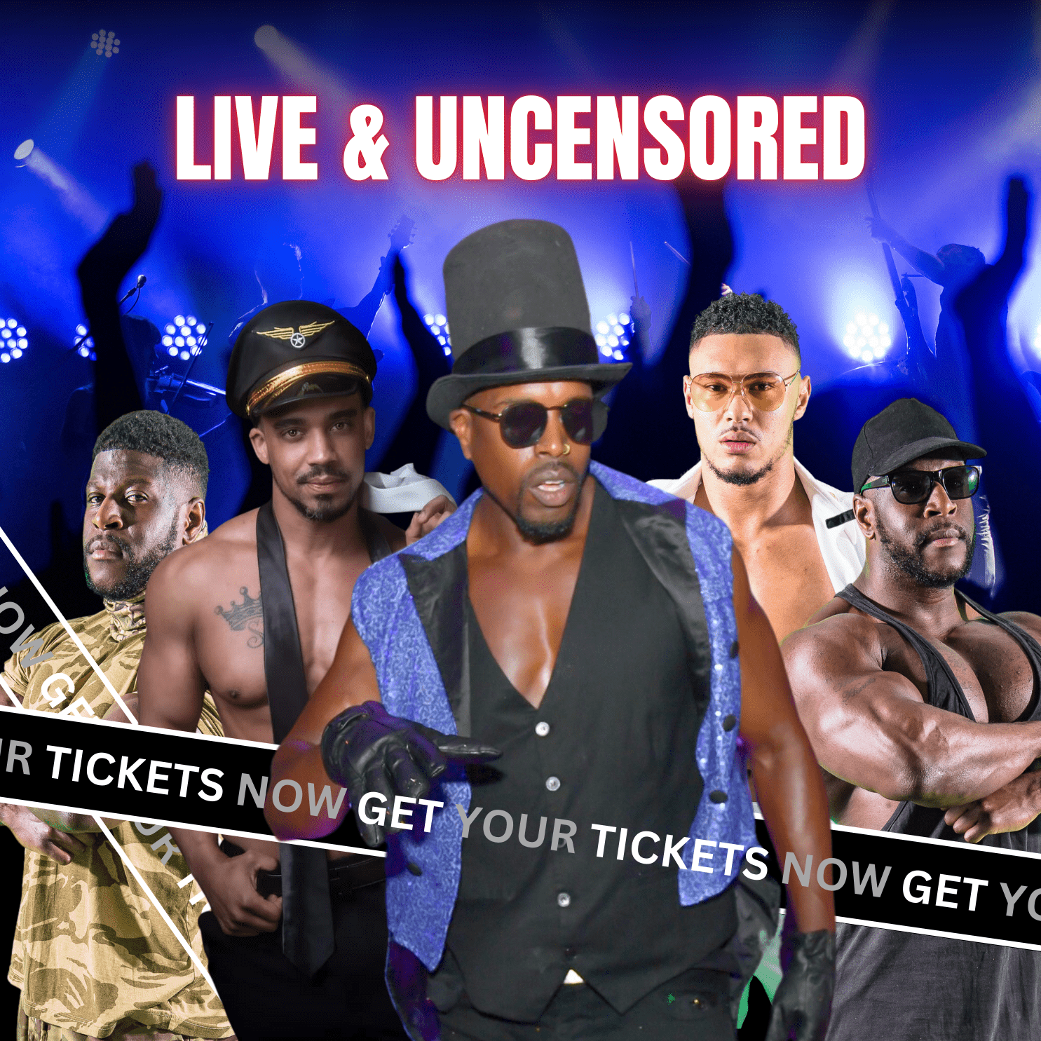 April 2025 - The Chocolate Men Show - Live & Uncensored - The Chocolate Men UK