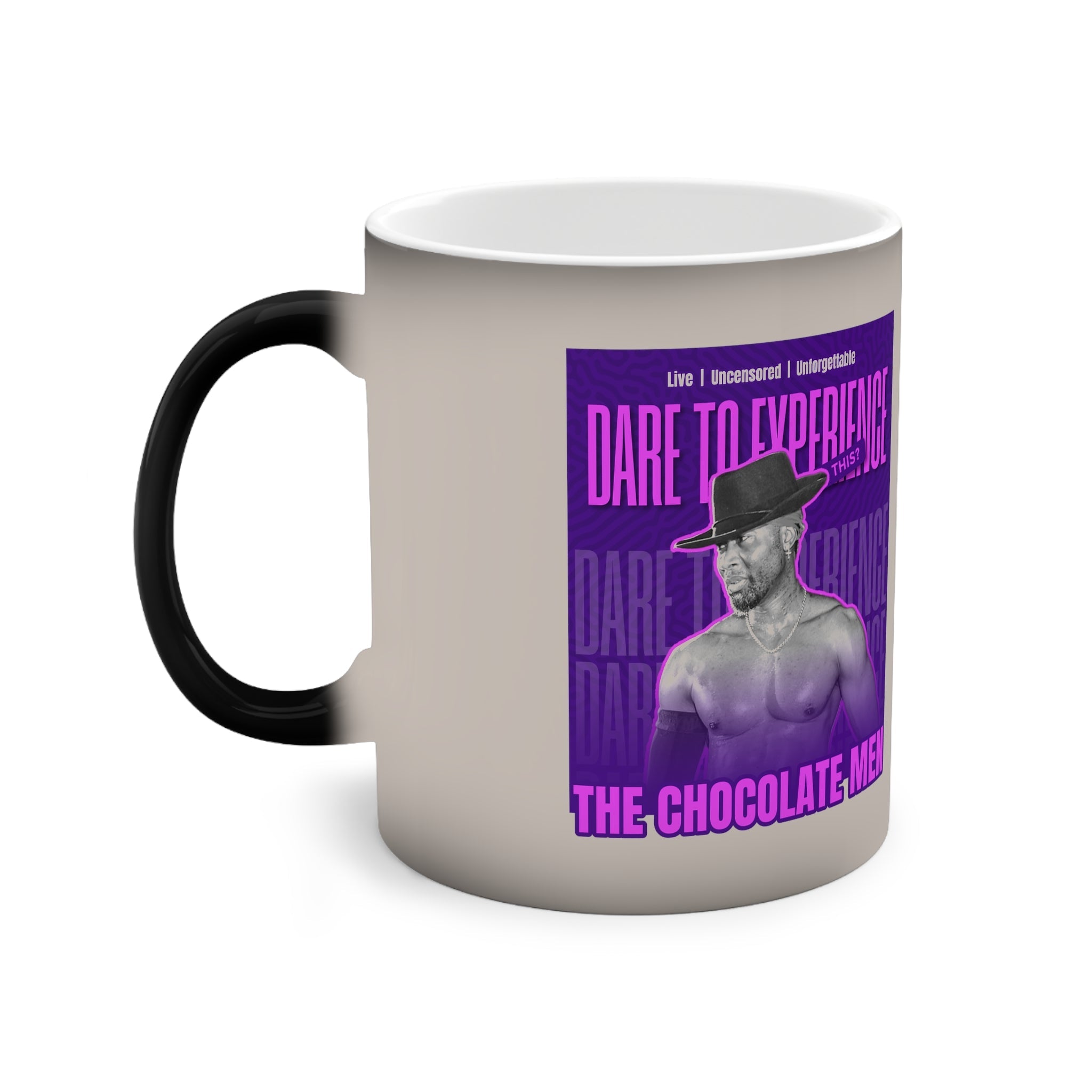 Dare to Experience Color - Changing Mug - The Chocolate Men 11oz - The Chocolate Men UK