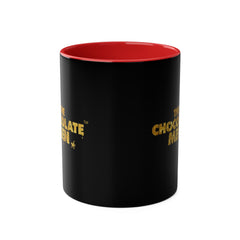'The Chocolate Men Logo' Two - Tone Coffee Mug - 11oz - The Chocolate Men UK